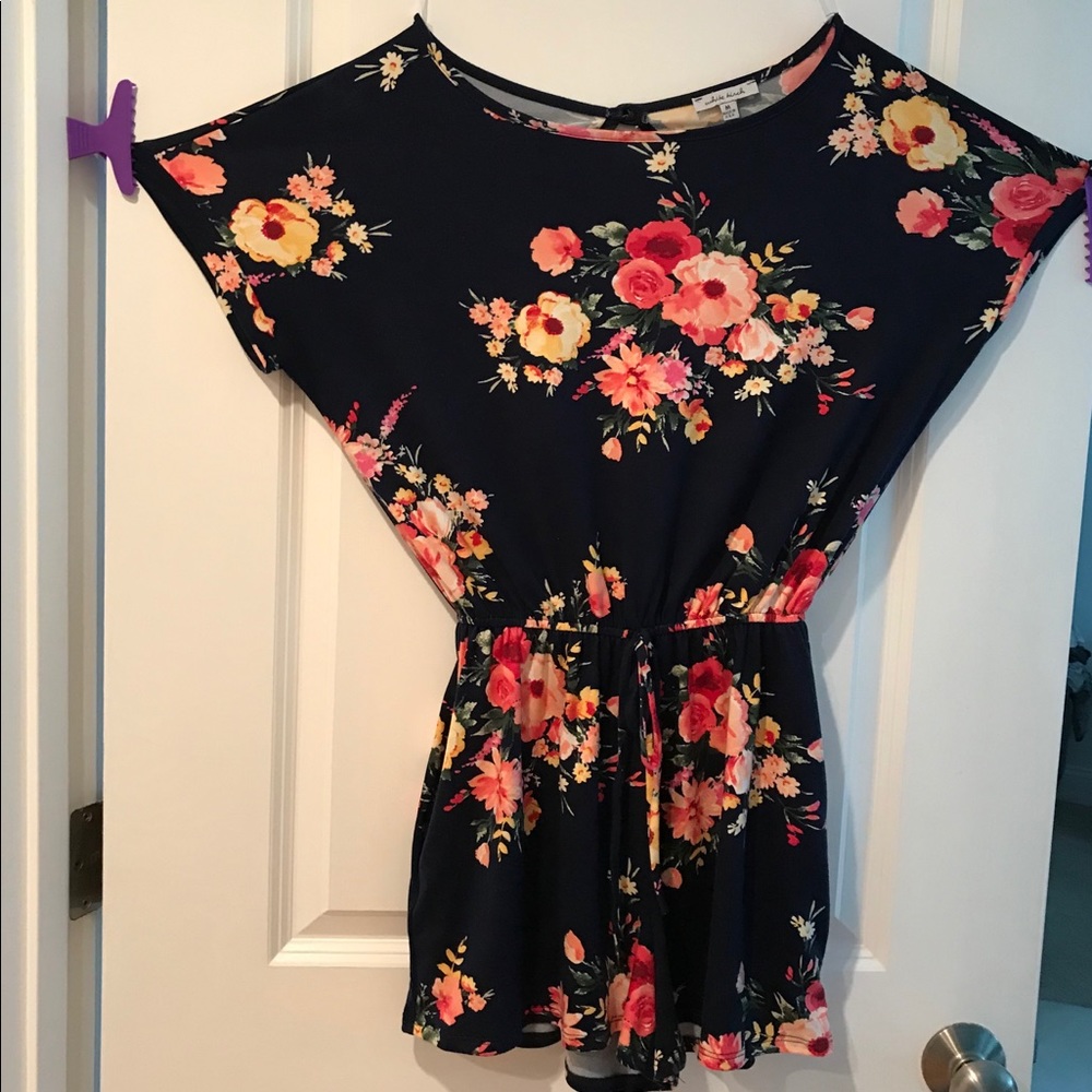 Mindy Mae size medium floral romper